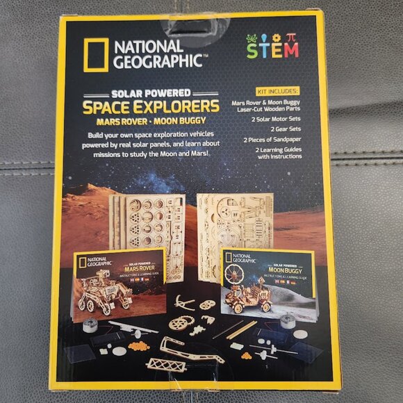 NEW NATIONAL GEOGRAPHIC Solar Model Kit Wooden 3D Puzzle Models NASA Space Explo - Picture 13 of 16